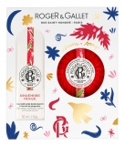 Roger & Gallet Gingembre Rouge Coffret Eau Parfumée Bienfaisante 30 ml + Savon Bienfaisant 100 gr Offert