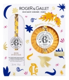 Roger & Gallet Bois d'Orange Coffret Eau Parfumée Bienfaisante 30 ml + Savon Bienfaisant 100 gr Offert