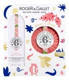 Roger & Gallet Fiore di Fico Acqua Profumata Benefica Set Regalo 30 ml + Sapone Benefico 100 gr Gratis