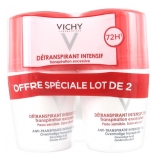 Vichy Intensive Antiperspirant 72H Excessive Perspiration 2 x 50ml