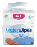 Waterwipes Pakke med 4 x 60 Servietter + 60 Servietter Gratis