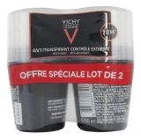 Vichy Homme 72HR Anti-Perspirant Deodorant Extreme Control Roll-On 2 x 50ml