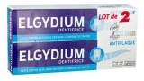 Elgydium Anti-Plaque Toothpaste 2 x 75ml