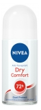 Nivea Dry Comfort Dual Protect Déodorant Anti-Transpirant 72H Roll-On 50 ml