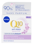 Nivea Q10 Anti-Rides Sensitive Soin de Jour Apaisant Peaux Sensibles FPS15 50 ml