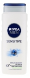 Men Gel de Ducha Sensitive 3 en 1 Para Cuerpo, Rostro y Cabello 500 ml