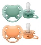 Avent Ultra Soft 2 Sucettes Orthodontiques 18 Mois et +