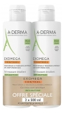 A-DERMA Exomega Control Emollient Foaming Gel Anti-Scratching 2 x 500ml