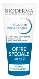 Bioderma Atoderm Crema Ultra-nutriente per Mani e Unghie Set di 2 x 50 ml