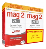 Mag 2 24H Formule Renforcée Lot de 2 x 60 Comprimés