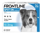 Frontline Spot-On Dog M (10-20 kg) 3 Pipettes