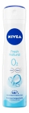 Nivea Fresh Natural O2 Déodorant Protection 48H Spray 150ml