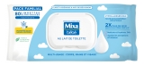 Mixa Bébé Toilet Milk Wipes 80 Wipes