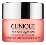 Clinique All About Eyes Rich Baume Yeux Anti-Poches Anti-Cernes Tous Types de Peau 15 ml
