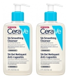 CeraVe SA Reinigungsgel Gegen Rauheit Set mit 2 x 236 ml