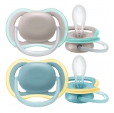 Avent Ultra Air 2 Sucettes Orthodontiques Silicone 18 Mois et +