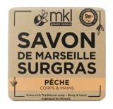 MKL Green Nature Savon de Marseille Surgras Pêche 100 g