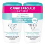 Vichy Antiperspiranttikäsittely 48H Pakkaus 2 x 50 ml