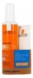 La Roche-Posay Anthelios Spray Invisible SPF50+ Avec Parfum 200 ml + Post-UV Exposure Lait Après-Soleil 75 ml Offert