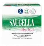 Saugella Cotton Touch Night 12 Asciugamani Extra-fini con Pinne