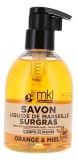 MKL Green Nature Savon Liquide de Marseille Surgras Orange & Miel 300 ml