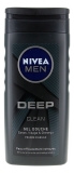 Nivea Men Deep Clean Gel Douche 3en1 Visage Corps et Cheveux Poudre d\'Argile 250 ml