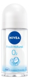 Nivea Fresh Natural O2 Déodorant Protection 48H Roll-On 50 ml
