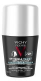 Vichy Homme Deodorantas „Invisible Resist Dermo-Detranspirant“ 72H rutulinis dezodorantas 50 ml