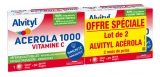 Alvityl Acérola 1000 Vitamine C Lot de 2 x 30 Comprimés à Croquer