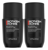 Biotherm Homme Extreme Protection Anti-Transpirant Non-Stop 72H Roll-On Lot of 2 x 75 ml