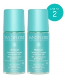 Sanoflore Déodorant Fraîcheur 48H Mentha Roll-On Bio Lot de 2 x 50 ml