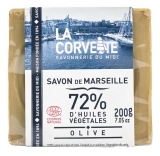 La Corvette Oliv Marseille-tvål 200 g