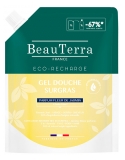 BeauTerra Gel Douche Surgras Fleur de Jasmin Éco-Recharge 1 L