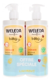 Weleda Baby Calendula Inwrijfmiddel Set van 2 x 400 ml