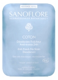 Sanoflore Déodorant Fraîcheur 24H Coton Recharge Bio 50 ml