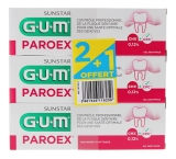 GUM Paroex Gel Dentifrice Lot de 3 x 75 ml