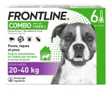 Frontline Combo Chien L (20-40 kg) 6 Pipettes