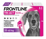 Frontline TRI-ACT Chiens 20-40 kg 6 Pipettes