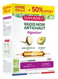 Superdiet Rábano Preto Alcachofra Digestão Bio 20 Ampolas + 10 Ampolas Oferta