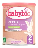 Babybio Optima 2 au Lait de Fermes Françaises de 6 à 12 Mois Bio 400 g