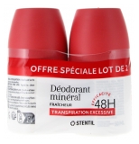 Stentil 48H Sudorazione Eccessiva Deodorante Minerale Roll-On 2 x 50 ml
