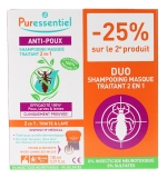Puressentiel Anti-Poux Shampoing Masque Traitant 2 en 1 Lot de 2 x 150 ml