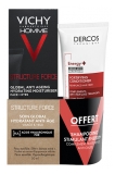 Vichy Homme Structure Force Soin Global Hydratant Anti-Âge 50 ml + Dercos Energy+ Shampoo 50 ml Offered