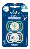 Dodie Extra 2 Chupetas Anatómicas Symmetrical + 18 Meses