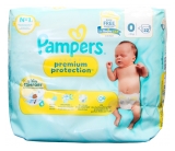 Pampers Premium Protection Skin Comfort Taille 0 22 Couches (3 kg et -)