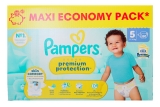 Pampers Premium Protection Skin Comfort Taille 5 Maxi Pack 80 Couches (11-16 kg)
