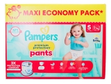 Pampers Premium Protection Pants Taille 5 Maxi Pack 74 Couches-Culottes (11-17 kg)