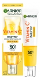 Garnier SkinActive Vitamine C Fluide Anti-UV Quotidien Anti-Taches Invisible SPF50 + 40 ml