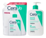CeraVe Putojošais Gelu 473 ml + Eco-Uzpilde 473 ml
