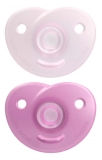 Avent Soothie 2 Sucettes Orthodontiques 0-6 Mois